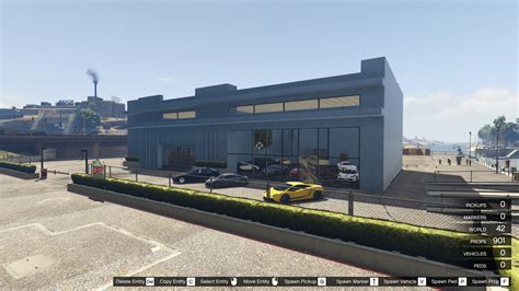 A map mod for GTA V that adds a car dealership with 15 cars, two offices and a workshop. . Fivem dealership